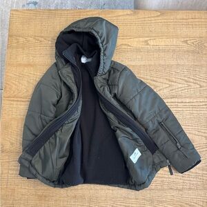 Class Club Dark Green Puffer Jacket